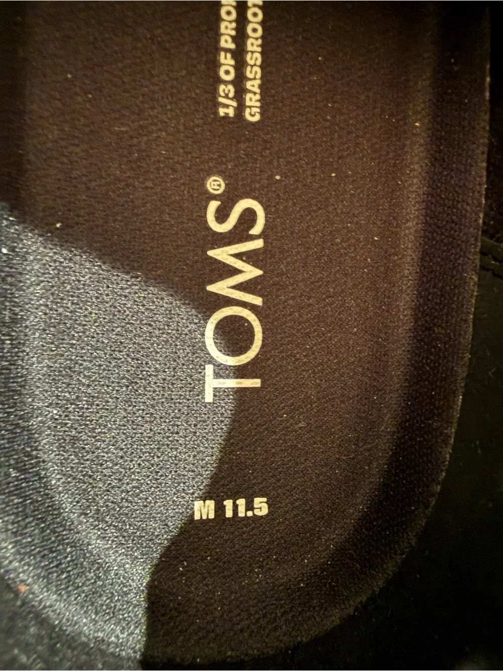 Toms Men's Gray Canvas Derby Lace-Up Shoes
